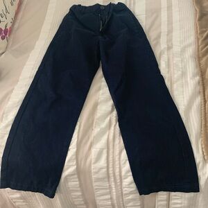Blue classic pants